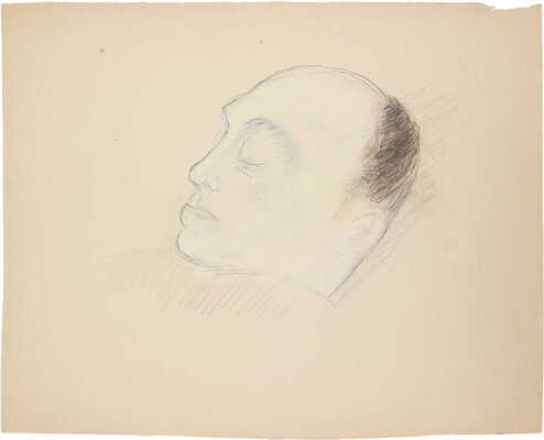 Фальк Роберт Рафаилович. Портрет Соломона Михоэлса на смертном одре